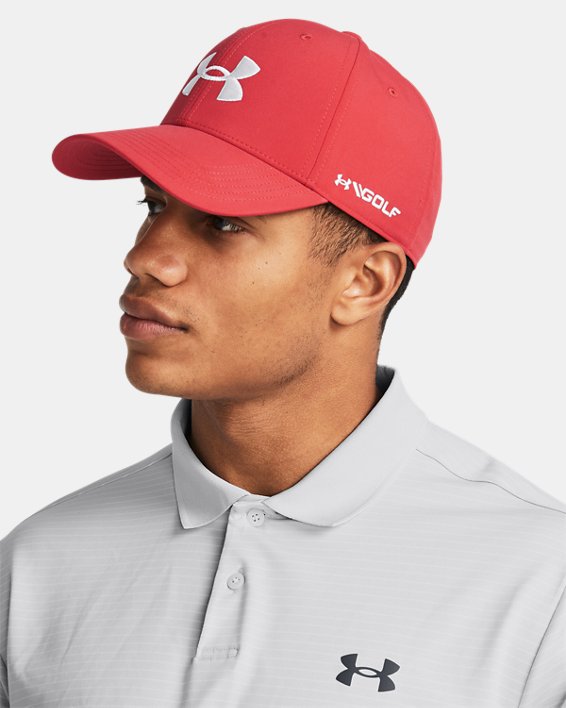 Cappello UA Golf96 da uomo, Red, pdpMainDesktop image number 2